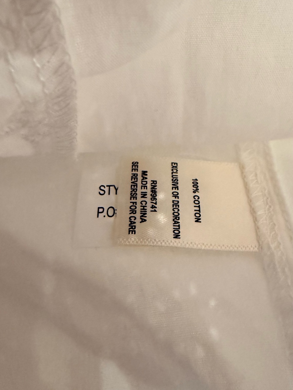 Cotton White Eyelet Tie-Front Peasant Blouse - Picture 4 of 5